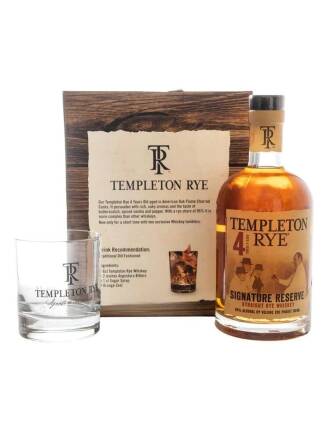 Templeton Rye 4 Years + Gläser