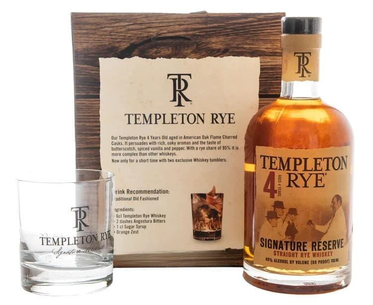 Templeton Rye 4 Years + Gläser