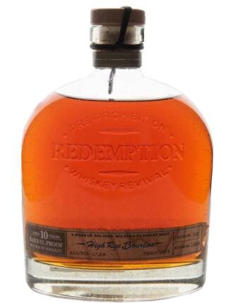 Redemption Rye 10 yo Barrel Proof