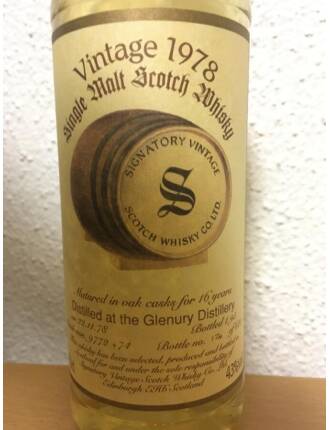 Glenury Royal (16 Jahre – 1978) Signatory Vintage