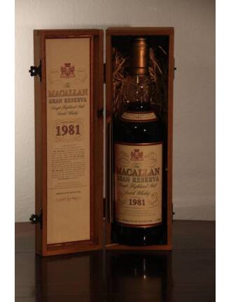 Macallan 18 Years Old Gran Reserva 1981/1999