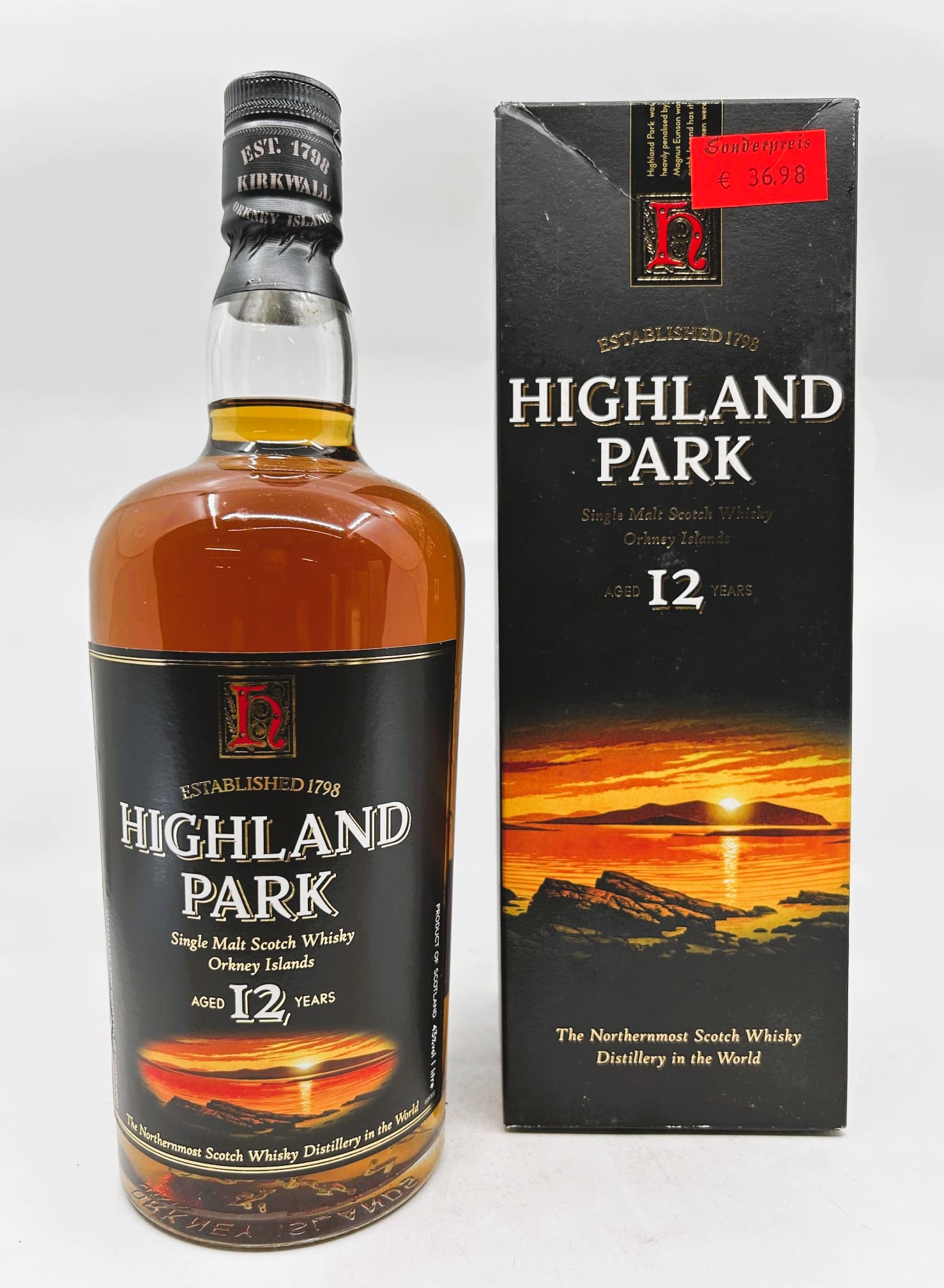 Highland Park 12 Years (Old Label) - 1 Lt.