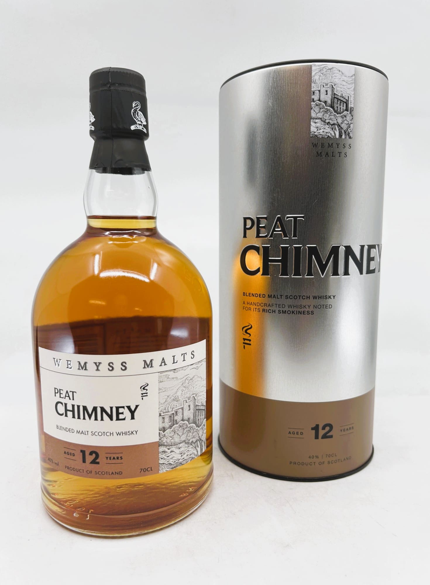 Peat Chimney 12 Years - Wemyss Malts