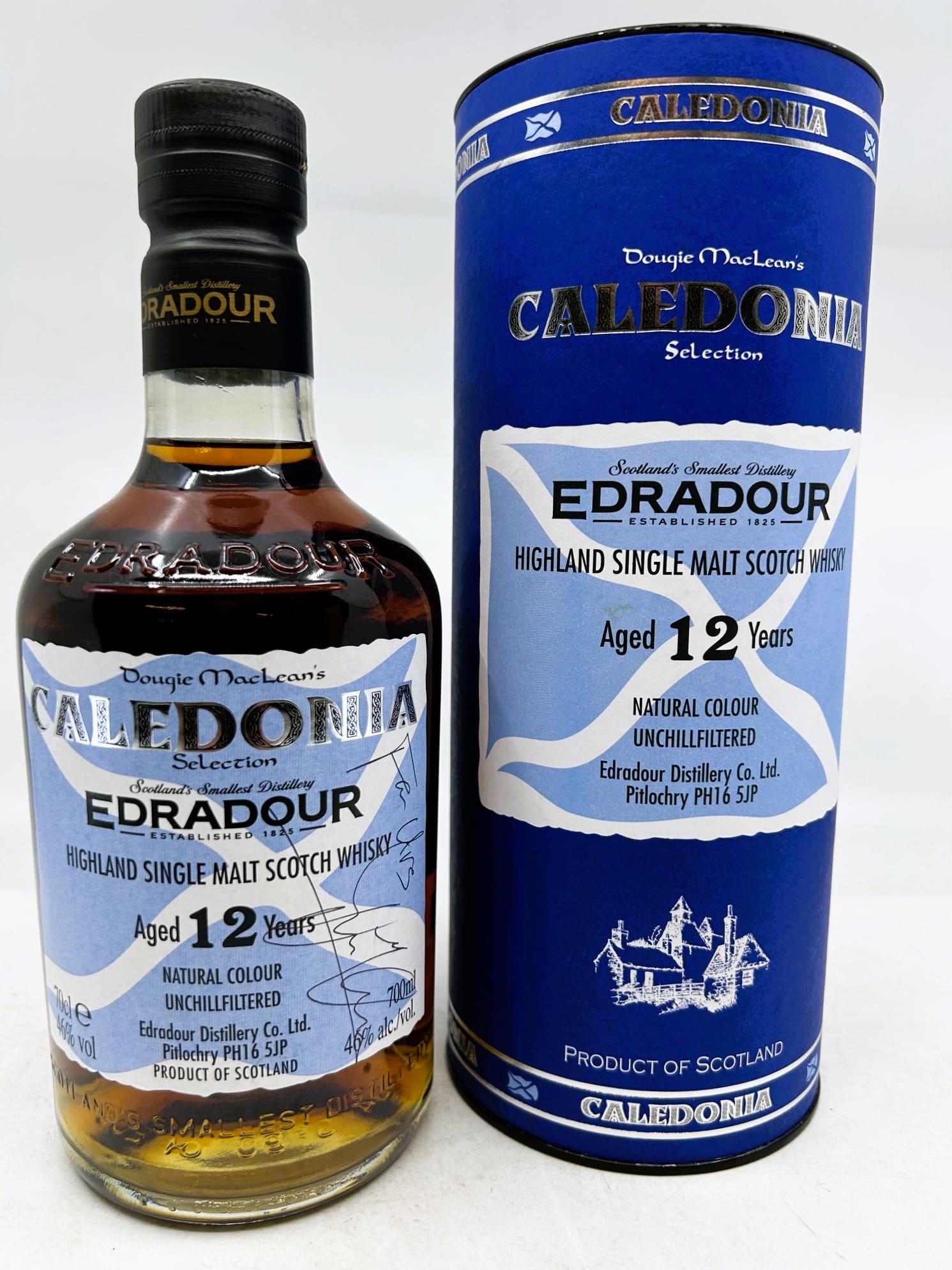 Edradour 12 Years Caledonia (mit Widmung)