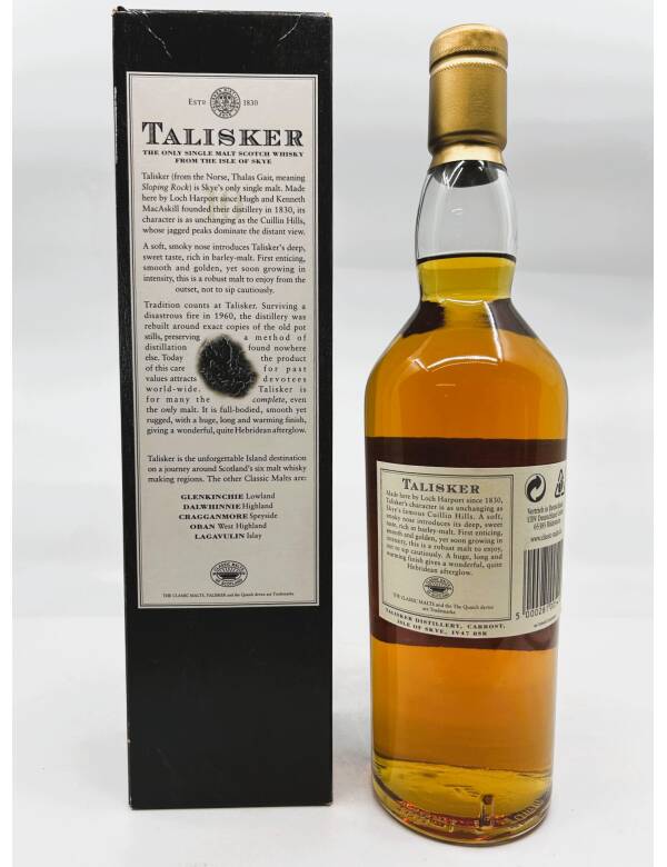 Talisker Ten Years (10 Years) – Stone Label (UDV) – Bild 2