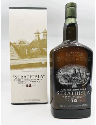 Strathisla 12 Years (altes Label / helle Box) - 1 Liter
