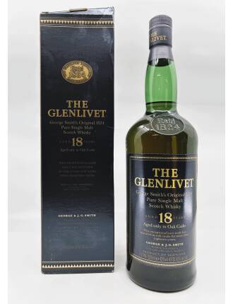Glenlivet 18 Years - Pure Single Malt (Dark Label) - 1 Lt.