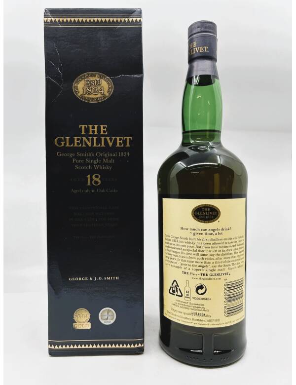 Glenlivet 18 Years – Pure Single Malt (Dark Label) – 1 Lt. – Bild 2