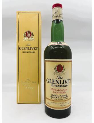 Glenlivet 12 Years - Unbleded All Malt (80er-Jahre)
