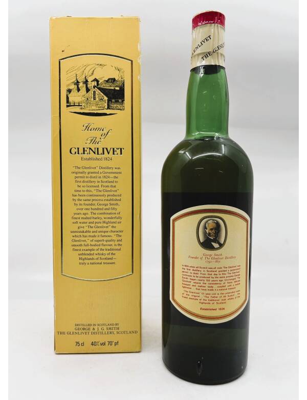 Glenlivet 12 Years – Unbleded All Malt (80er-Jahre) – Bild 2