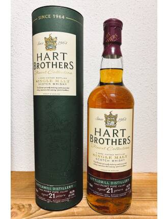 Littlemill 21 Years Port Pipe - Hart Brothers (Nachverkauf: Z)