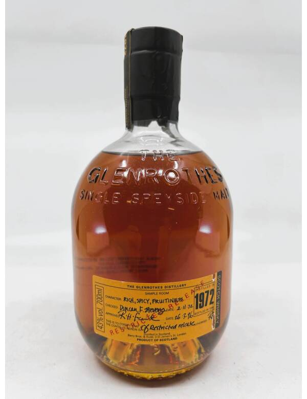 Glenrothes 1972 (1996) – Restricted Release
