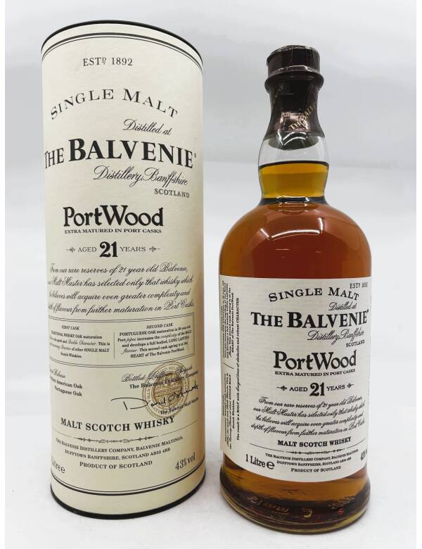 Balvenie 21 Years – PortWood (43%/1 Lt.)