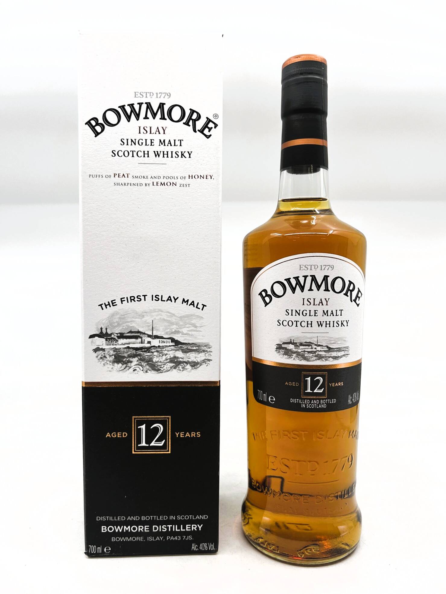 Bowmore 12 Years (bis ca. 2017) (Verkauf: M)
