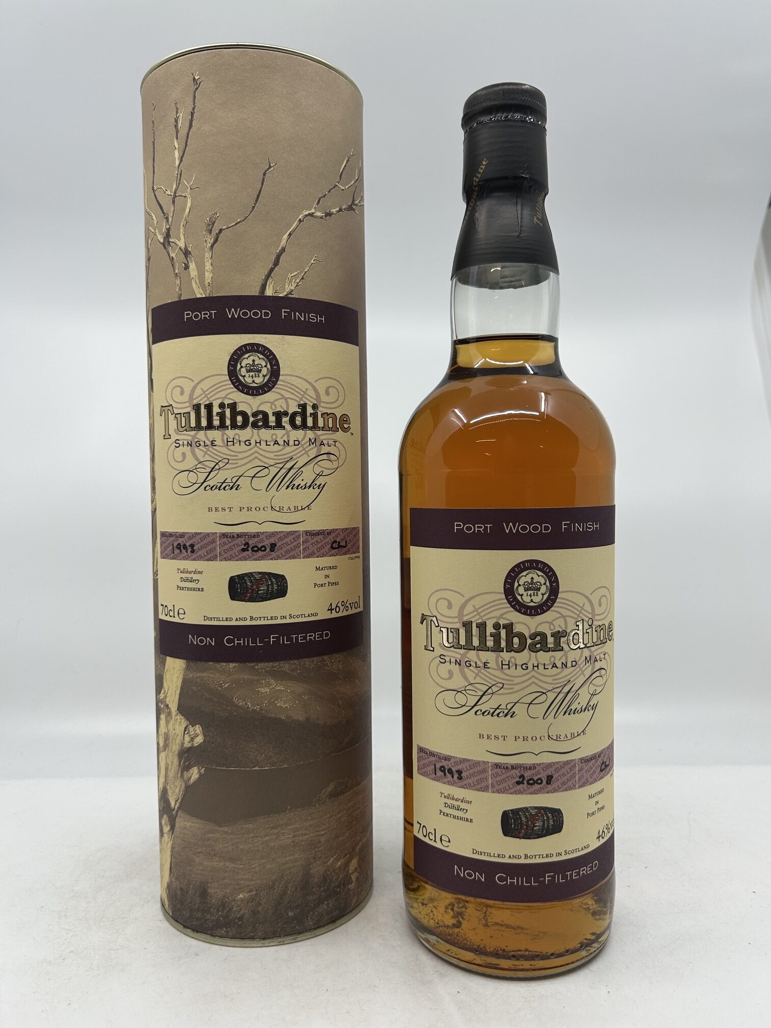 Tullibardine 1993 (2008) - Port Wood Finish