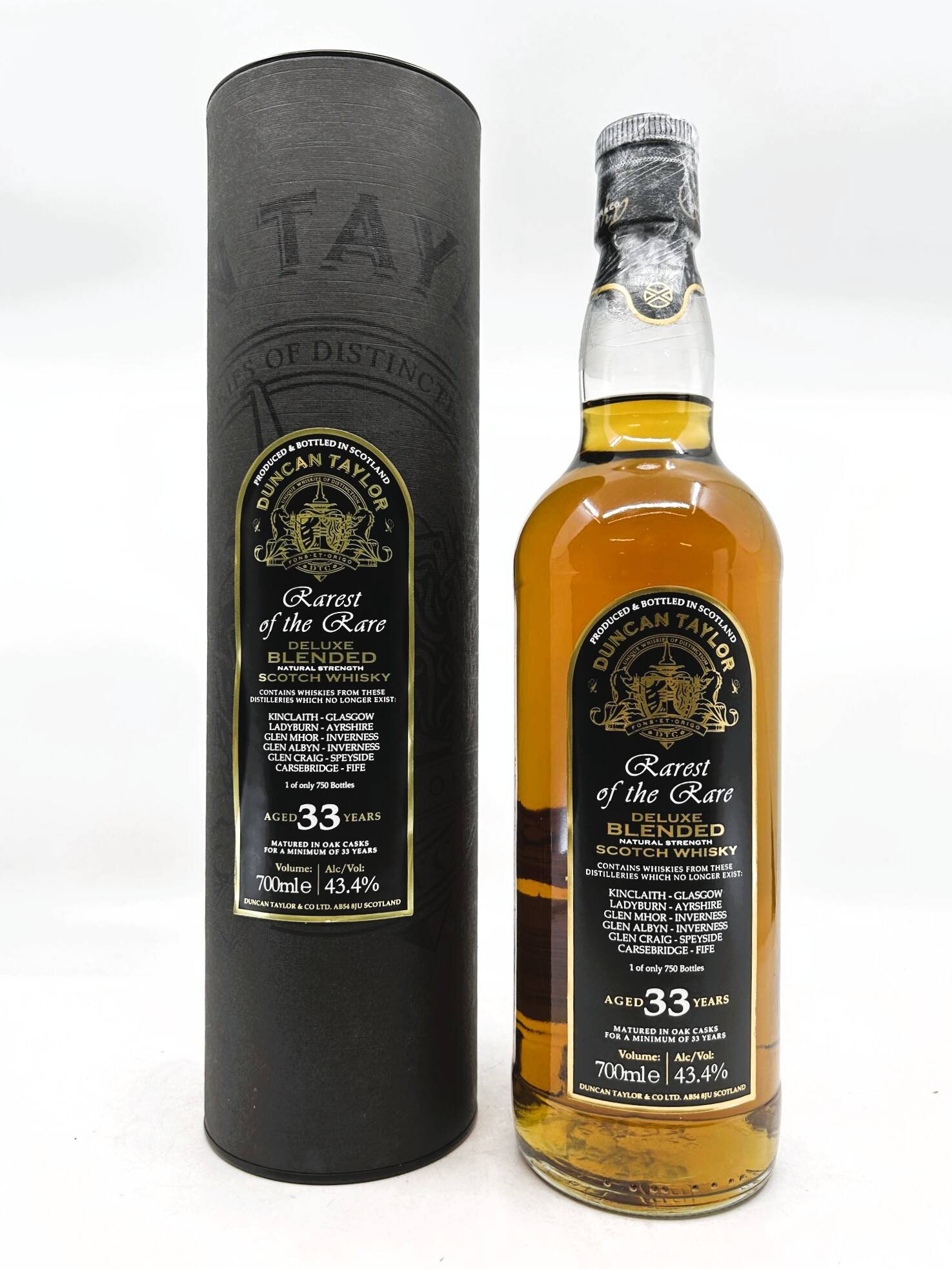 Deluxe Blended Whisky 33 Years – Rarest of the Rare