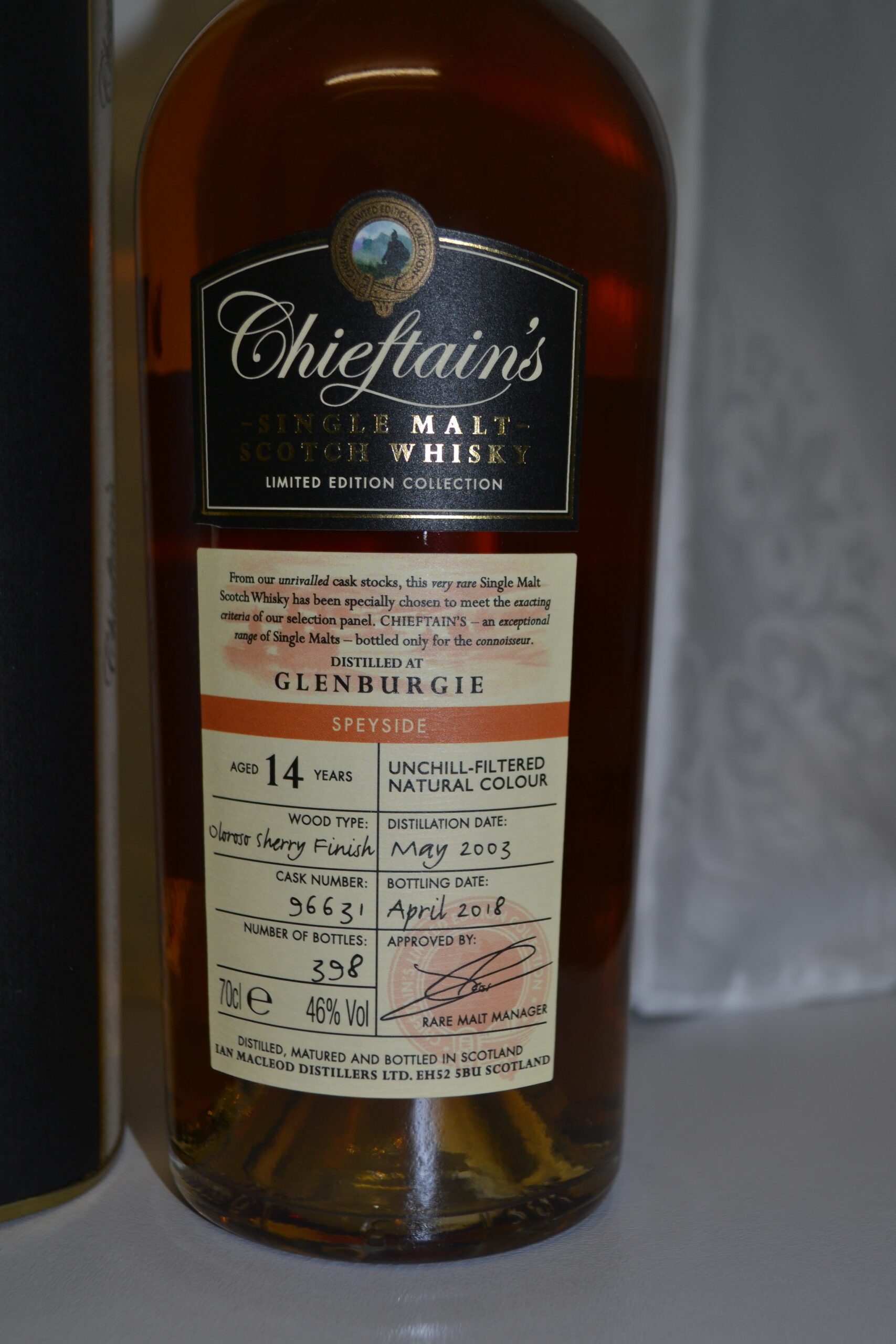 Glenburgie 14 years (Chieftain’s – IM)