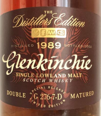 Glenkinchie Distillers Edition 1989