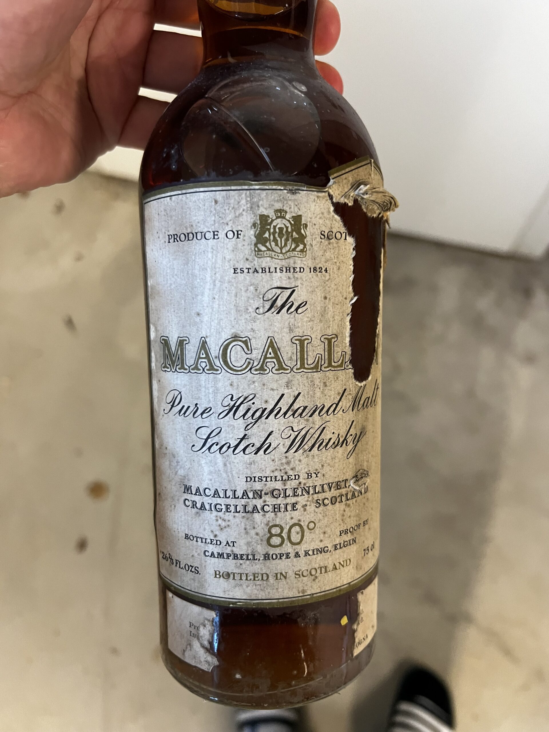 Macallan Glenlivet 80 proof
