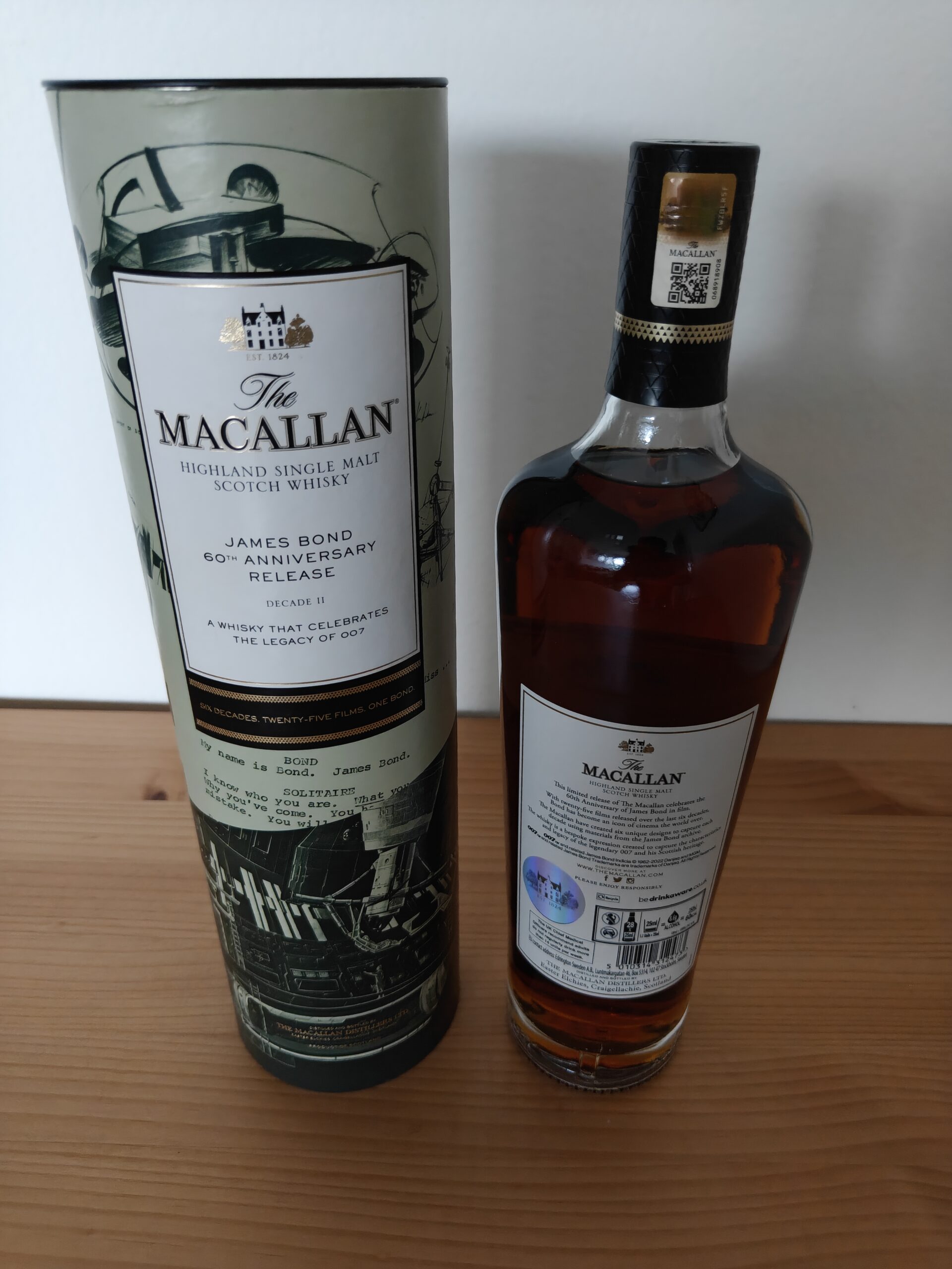 Macallan James Bond 60th Anniversary Release – Decade 2