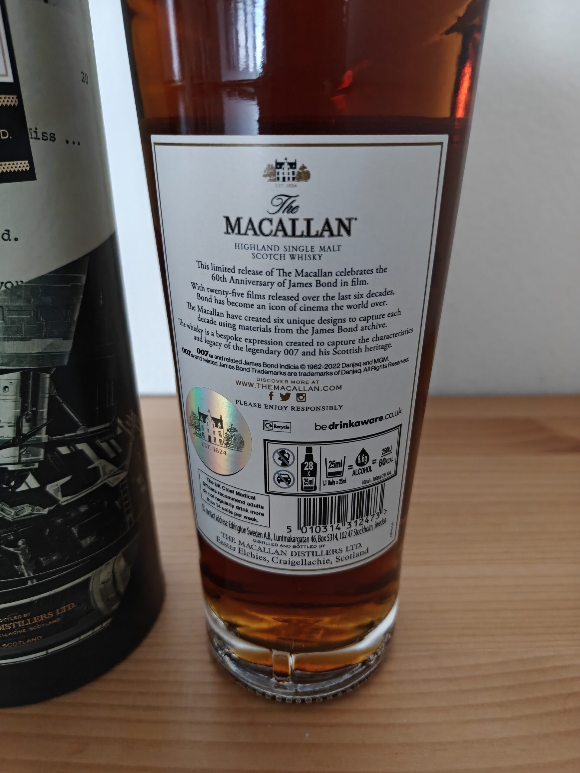 Macallan James Bond 60th Anniversary Release – Decade 2