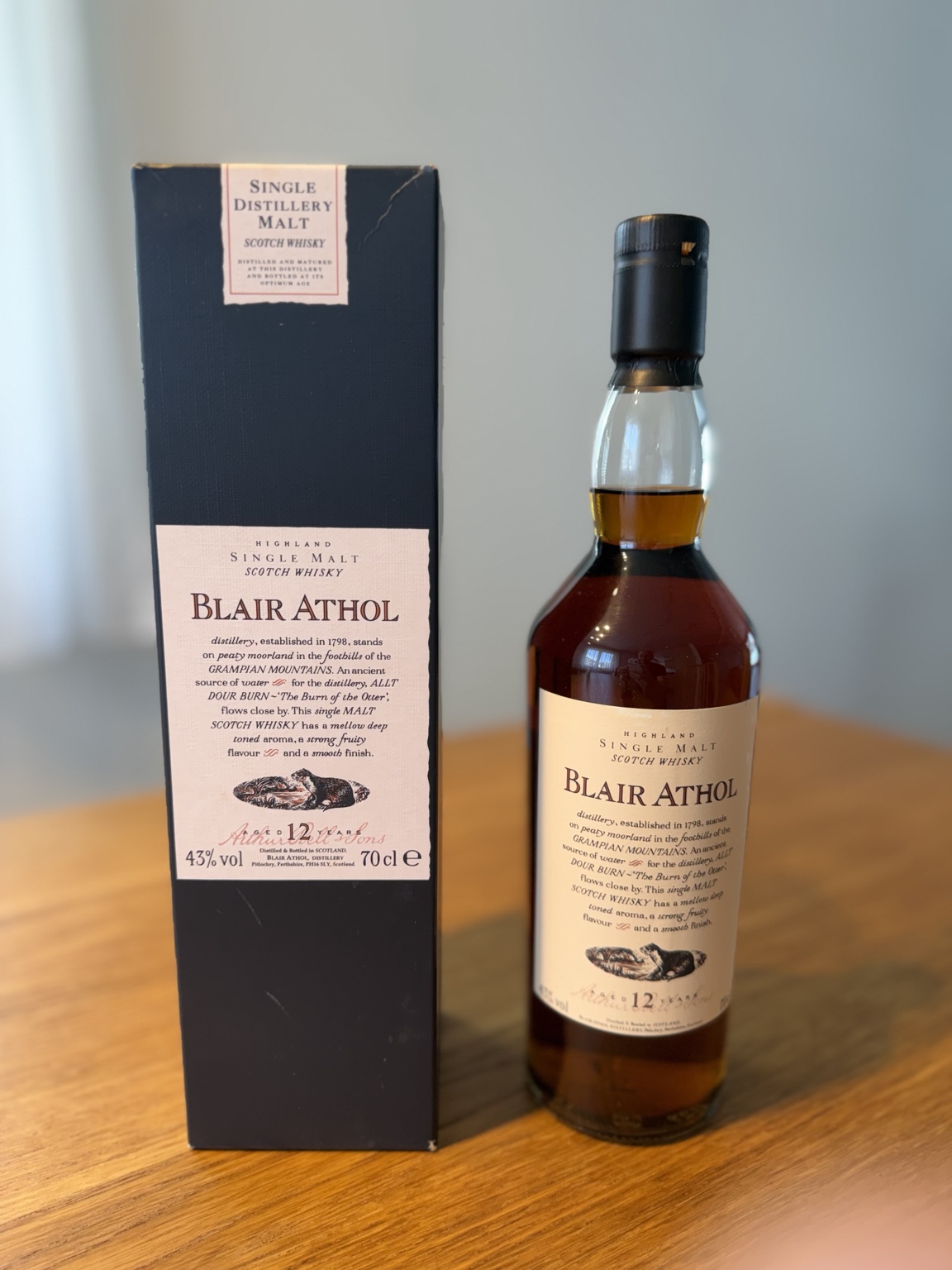 Blair Athol 12 Years – Flora & Fauna – ältere Abfüllung – 70 cl / 43 %