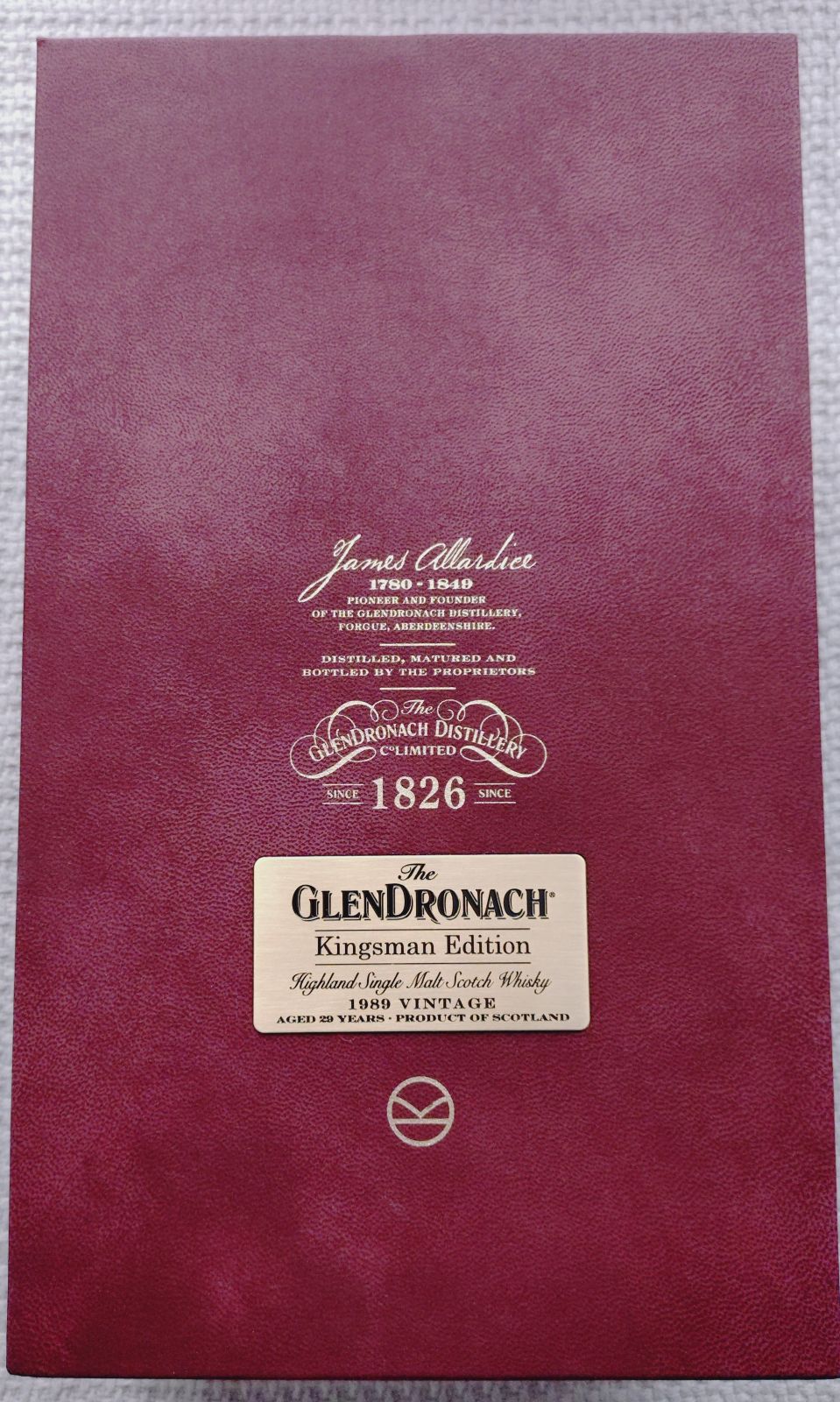 Glendronach Kingsman Edition 1989
