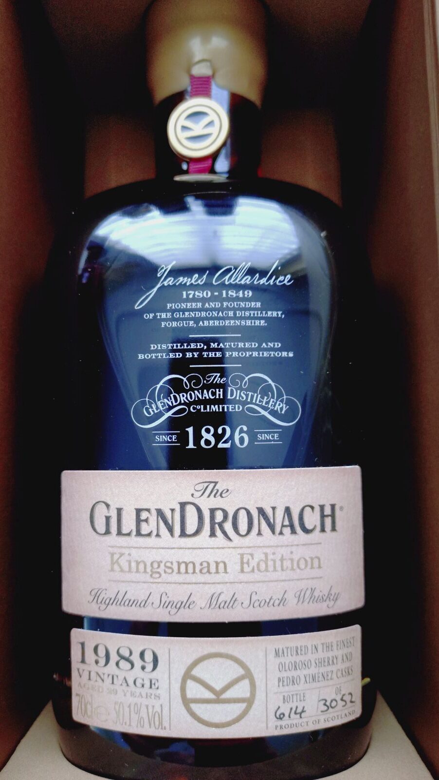 Glendronach Kingsman Edition 1989