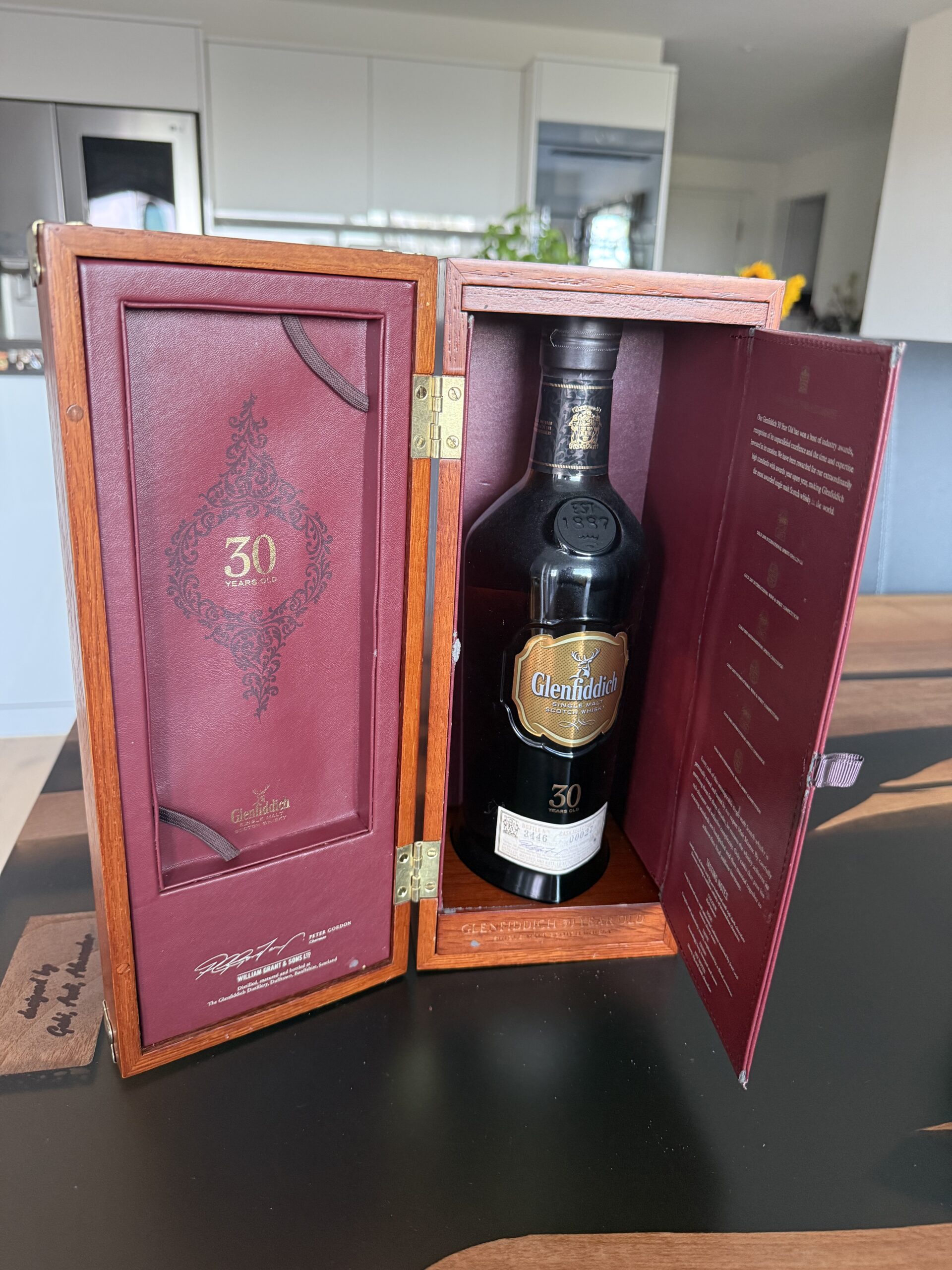 Glenfiddich Single Malt 30 Jahre in Holzbox