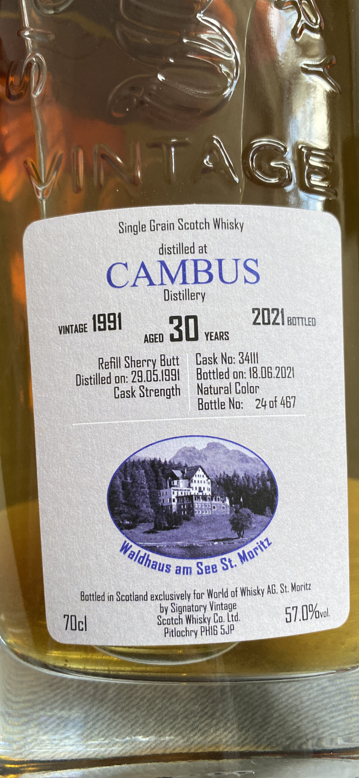 Single Grain Scotch Whisky